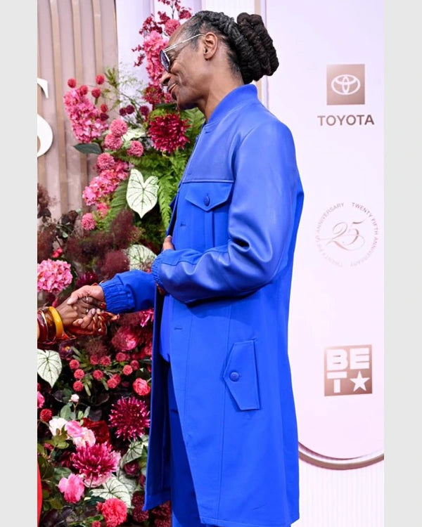 Snoop Dogg BET Awards 2025 Blue Long Coat