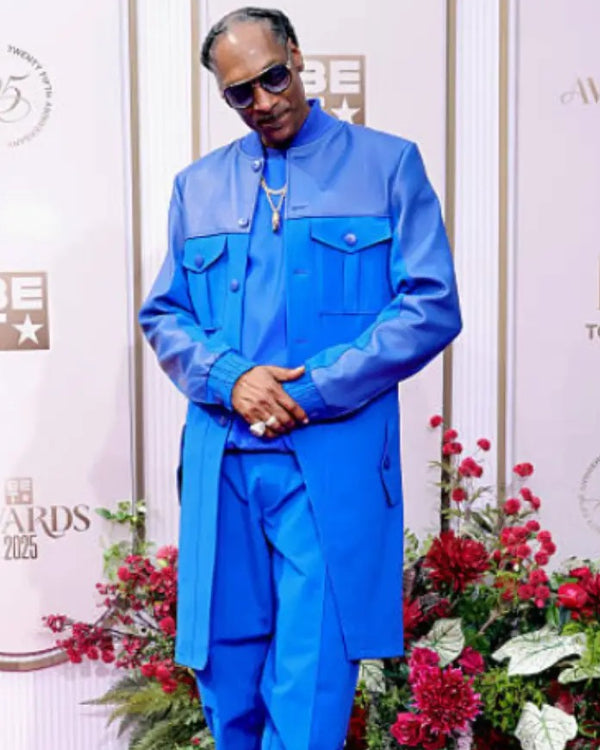 Snoop Dogg BET Awards 2025 Blue Long Coat