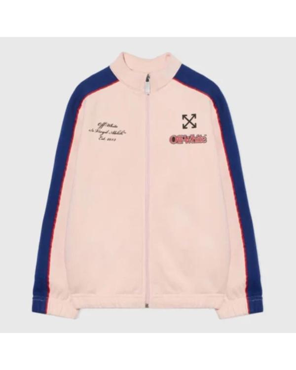 Soccer 2025 Pink Zip-Up Track Jacket