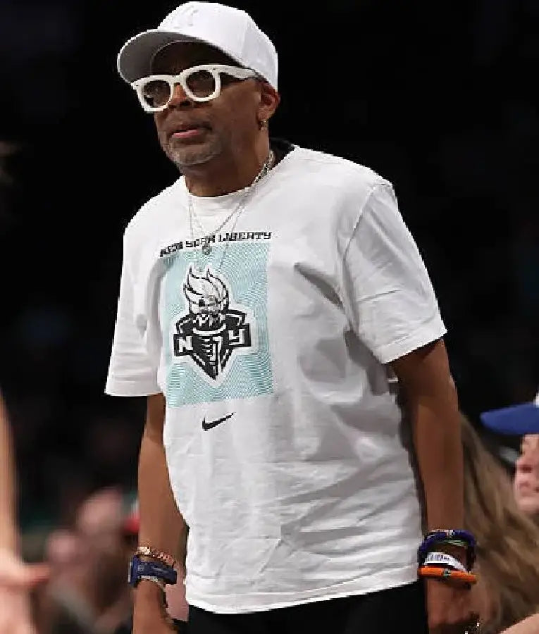 Spike Lee WNBA Playoffs 2025 White T-Shirt