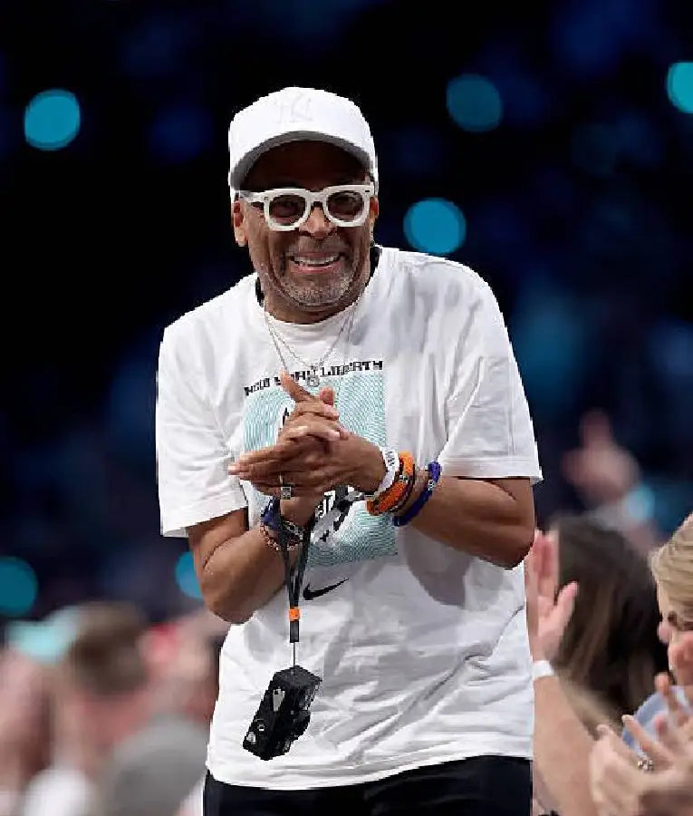 Spike Lee WNBA Playoffs 2025 White T-Shirt