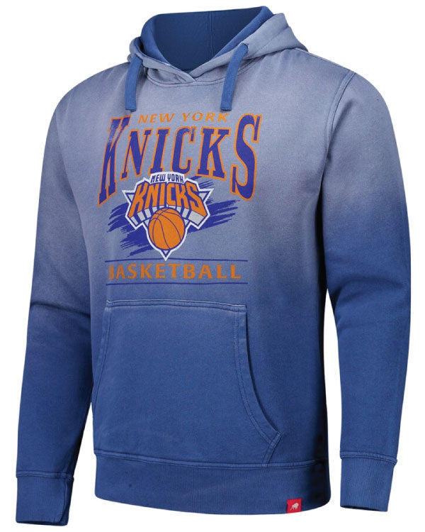 Sportiqe Blue New York Knicks Sun Fade Vintage Blake Hoodie