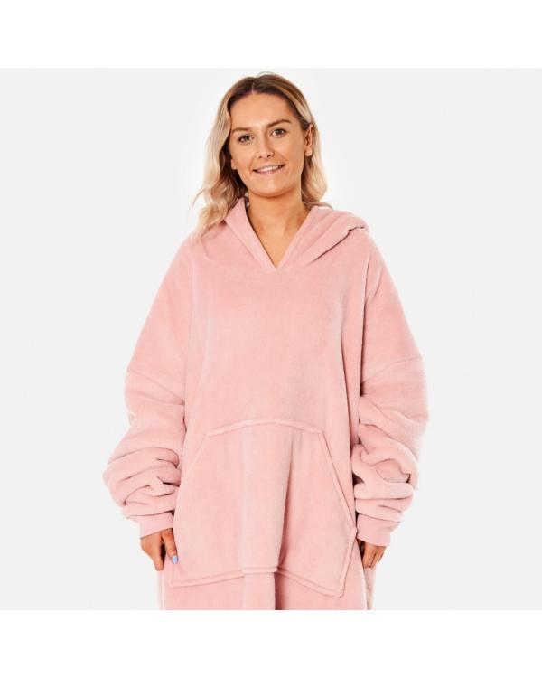 Stacey And Joe S02 Stacey Solomon Pink Velour Snuggie