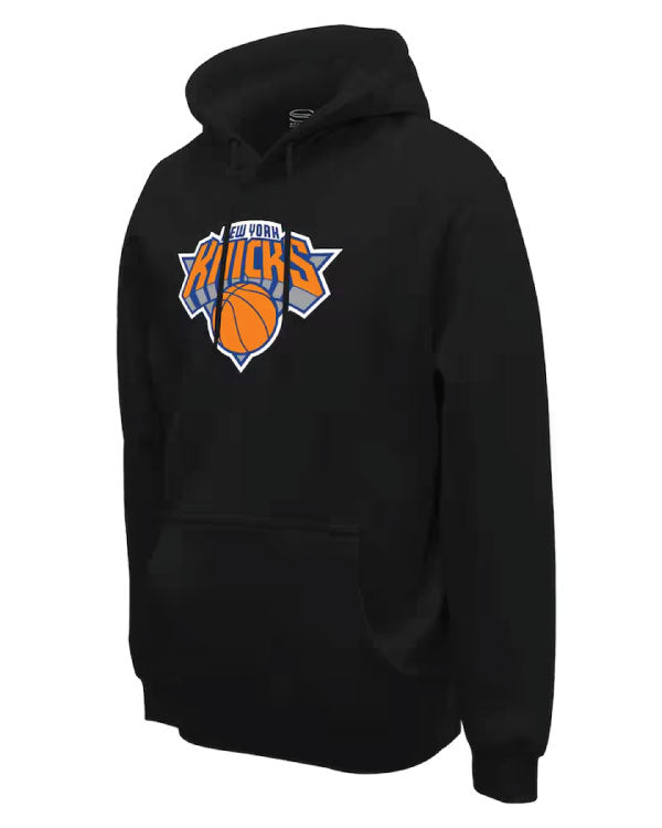 Stadium Essentials Black New York Knicks Primary Logo Hoodie