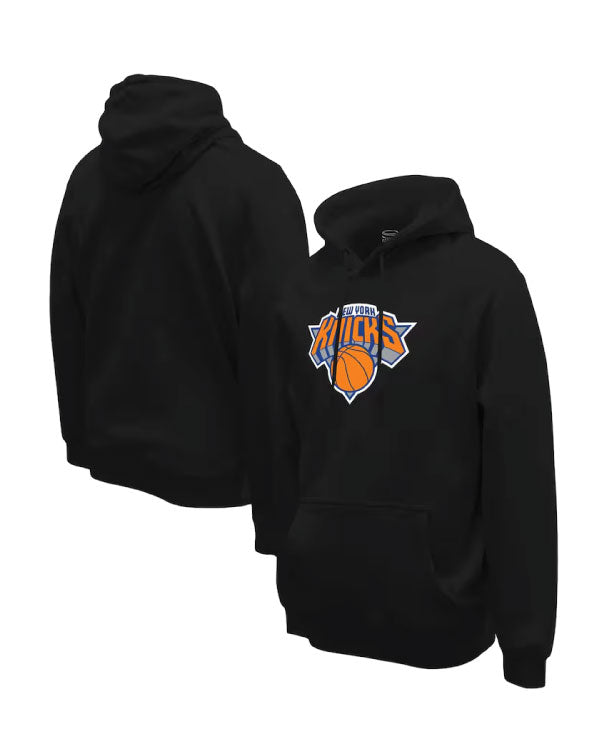 Stadium Essentials Black New York Knicks Primary Logo Hoodie
