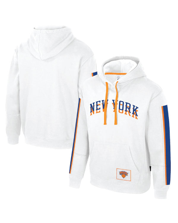 Stadium Essentials White New York Knicks 2024/25 City Edition Star Hoodie