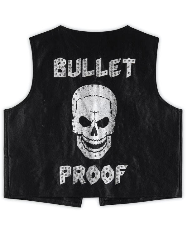 Stone Cold Steve Austin WWE Autographed Fanatics Authentic Black OMR Replica Vest