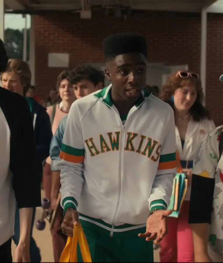 Stranger Things S05 Caleb McLaughlin Haw Kings Printed Jacket