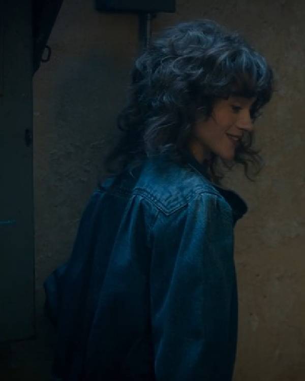 Stranger Things S05 Natalia Dyer Blue Denim Jacket