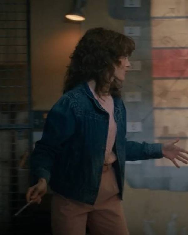 Stranger Things S05 Natalia Dyer Blue Denim Jacket