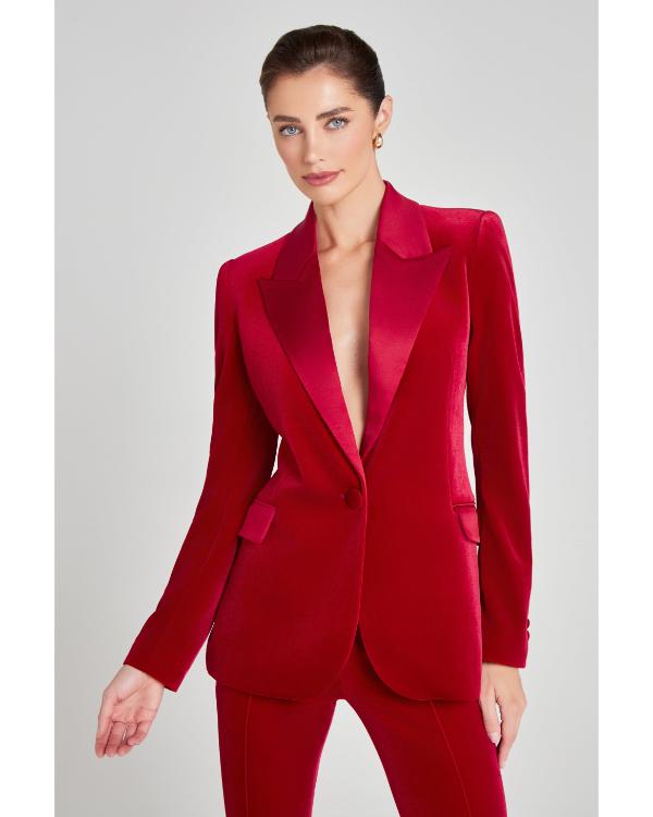 Strictly Come Dancing S23 Tess Daly Red Blazer