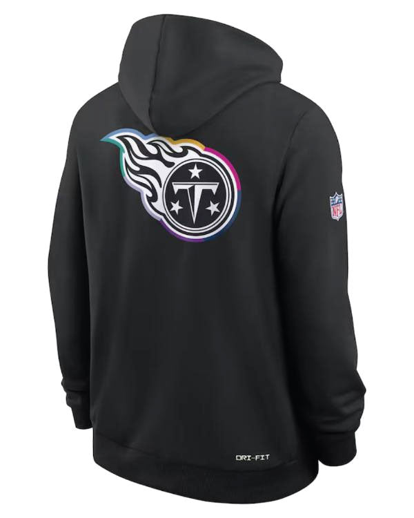 Tennessee Titans 2025 Crucial Catch Black Hoodie