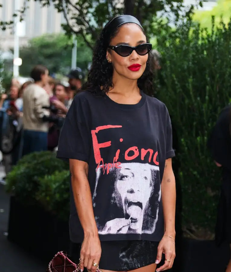 Tessa Thompson Through Her Lens Black T-shirt