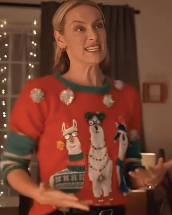 The Christmas Charade Rachel Skarsten Red Sweater