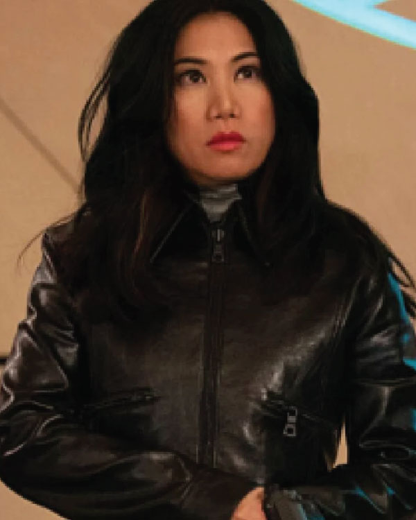 The Equalizer S05 Mel Cropped Leather Jacket