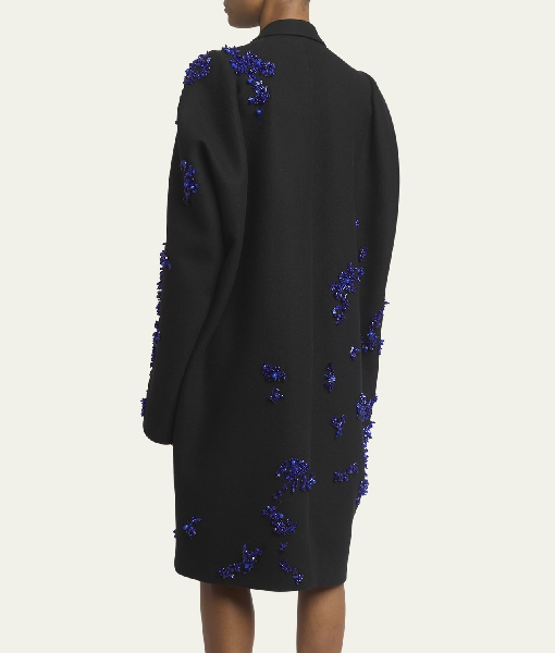 The Equalizer S05 Queen Latifah Embellished Coat