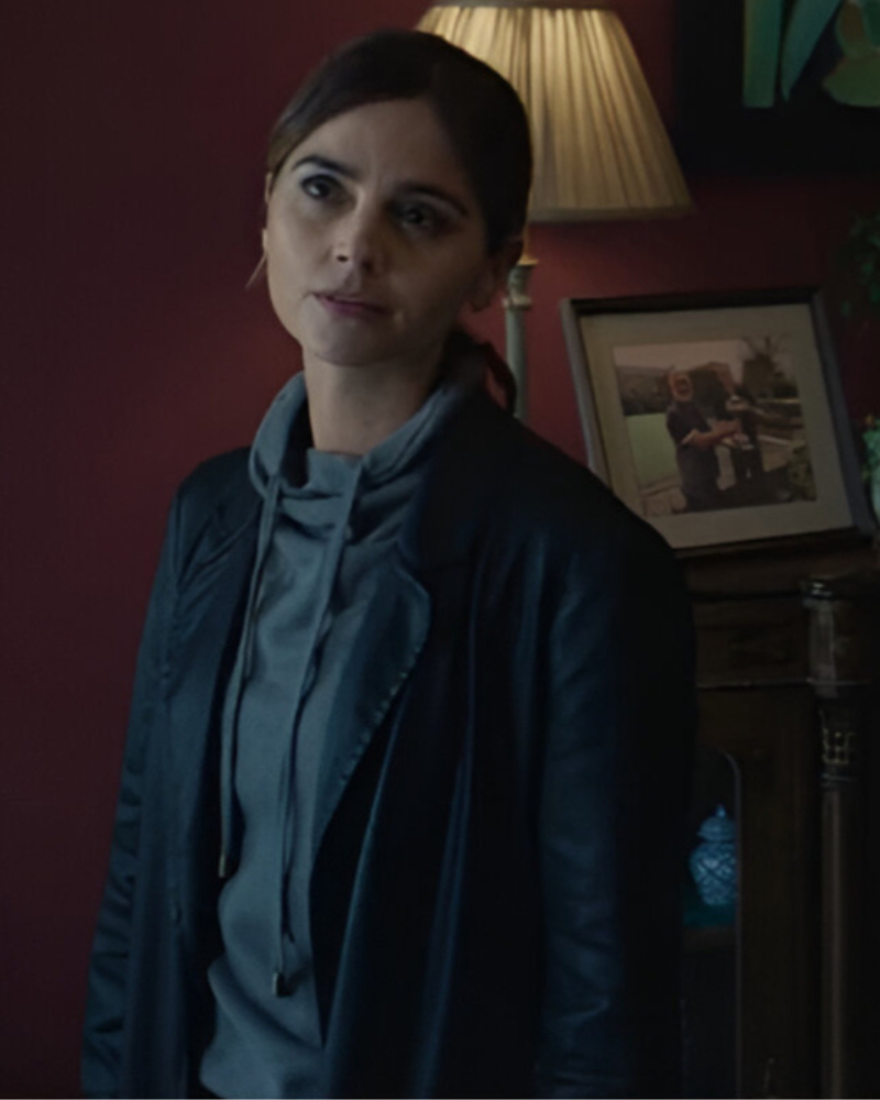 The Jetty 2024 Jenna Coleman Black Coat