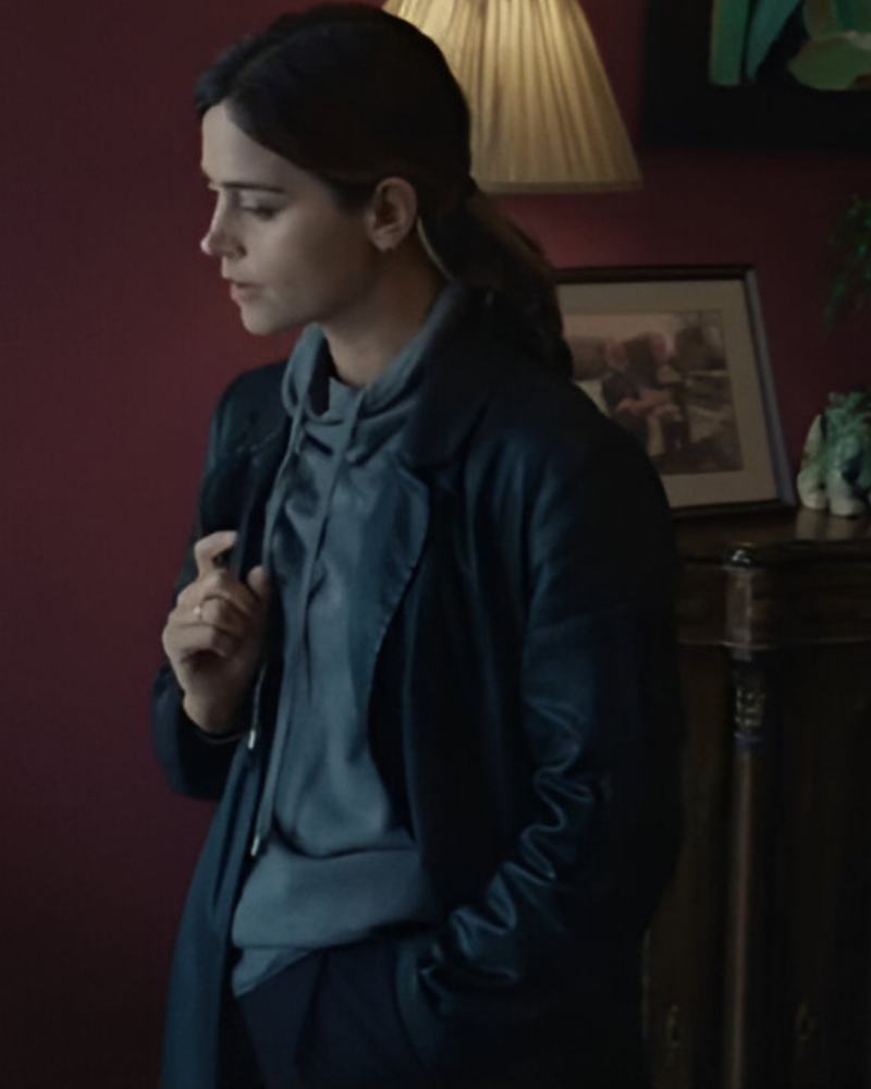The Jetty 2024 Jenna Coleman Black Coat