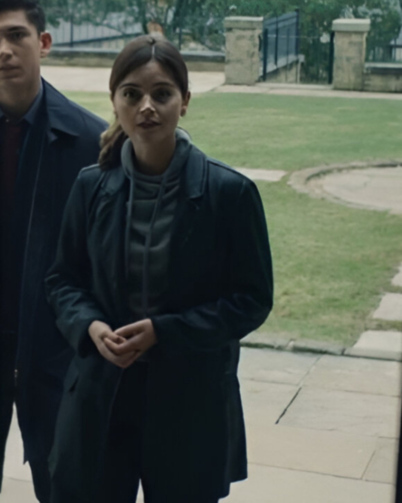 The Jetty 2024 Jenna Coleman Black Coat