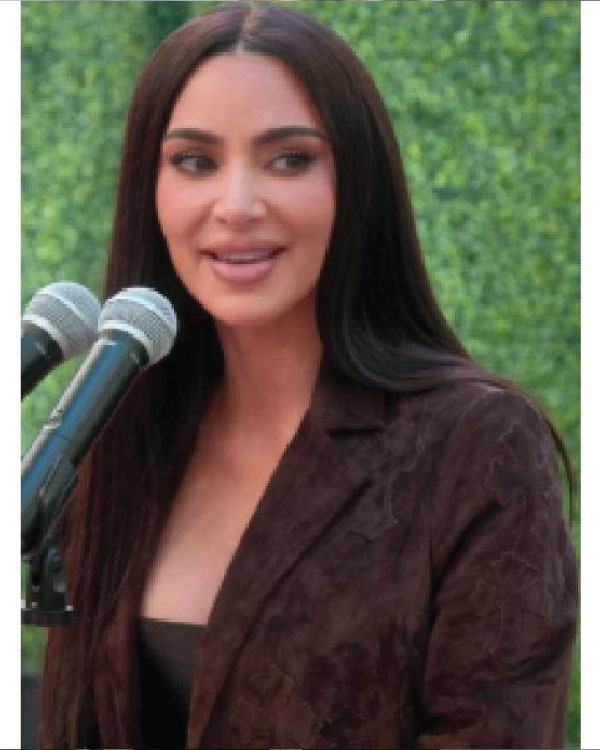The Kardashians S06 Kim Kardashian Brown Suede Blazer
