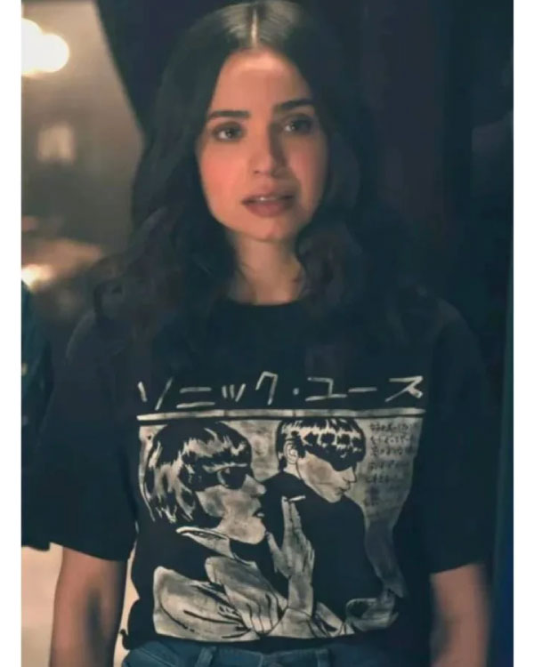 The Life List 2025 Sofia Carson Black Goo Concert T-Shirt