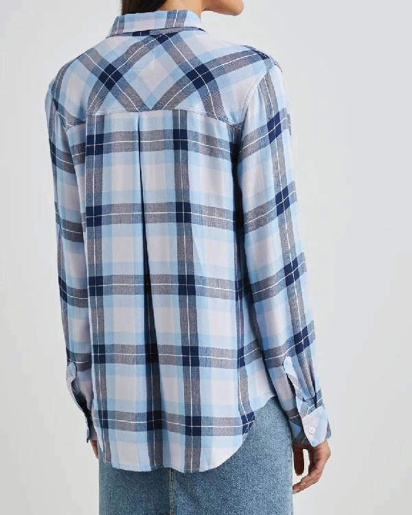 The Morning Show Reese Witherspoon Blue Plaid Shirt