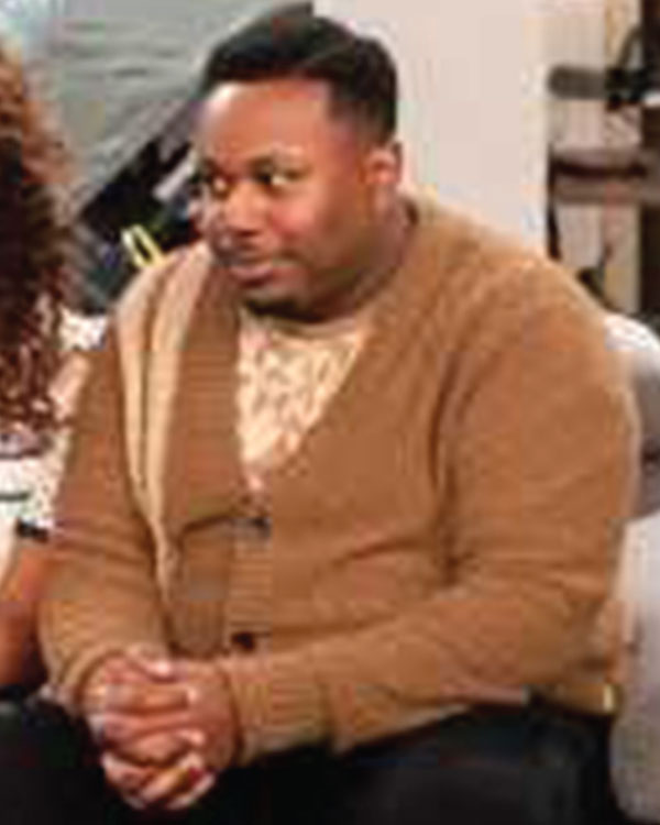 The Neighborhood S08 Marcel Spears Brown Knitted Cardigan