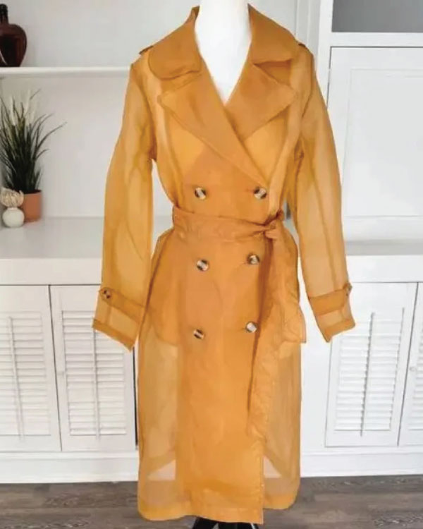 The Real Housewives of Atlanta S16 Angela Oakley Orange Coat