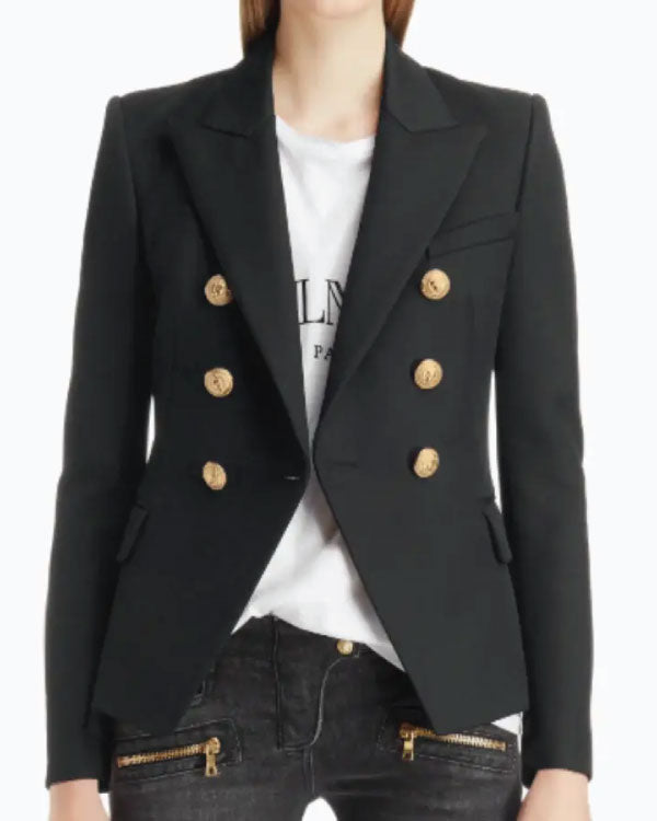 The Real Housewives of Miami Larsa Pippen Black Blazer