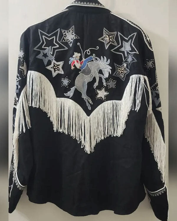 The Road S01 Billie Jo Jones Star Print Western Shirt