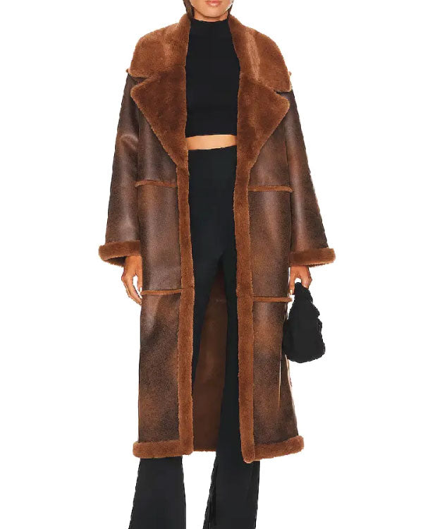 The Secret Lives of Mormon Wives Mayci Neeley Shearling Coat