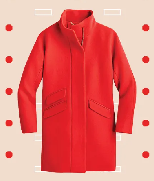 The Today Show 2025 Liz Kreutz Red Coat