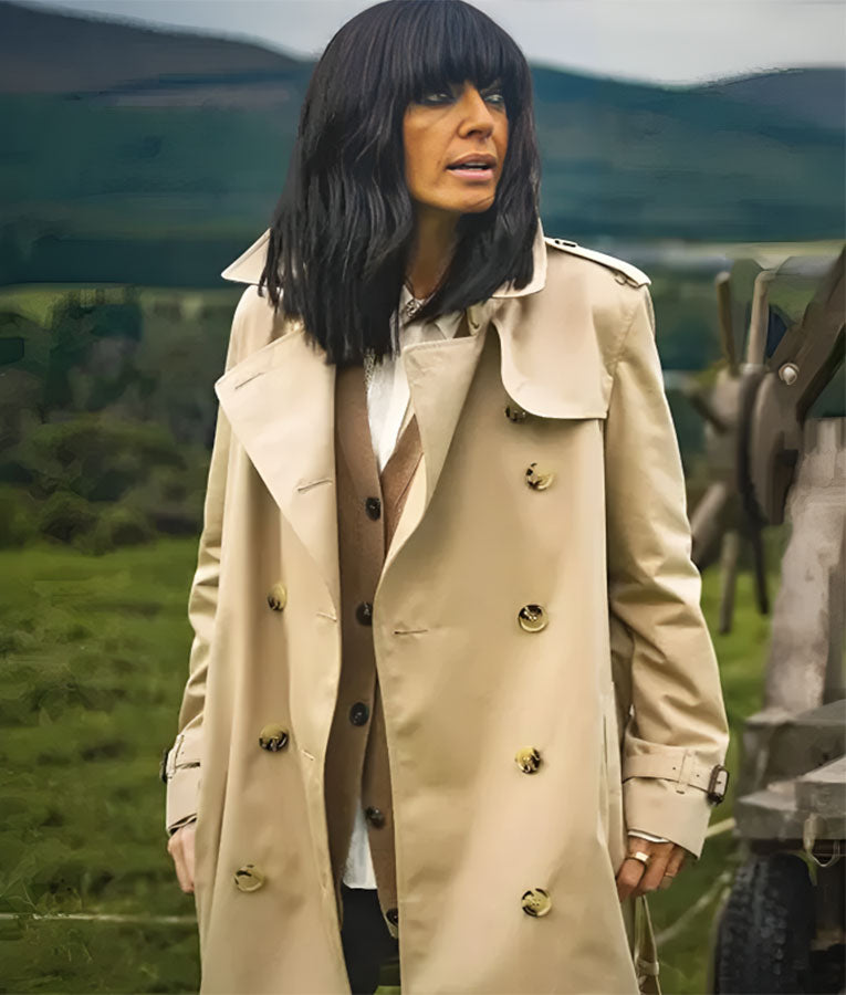 The Traitors UK S03 Claudia Winkleman Beige Coat