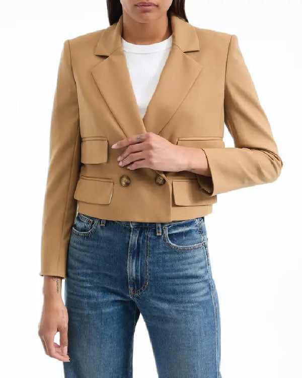 The View 2025 Alyssa Farah Griffin Cropped Blazer