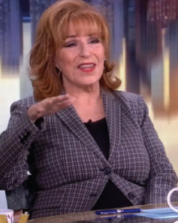 The View 2025 Joy Behar Plaid Blazer