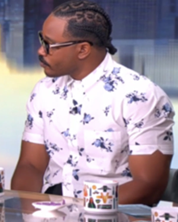 The View 2025 Ryan Coogler White Floral Shirt