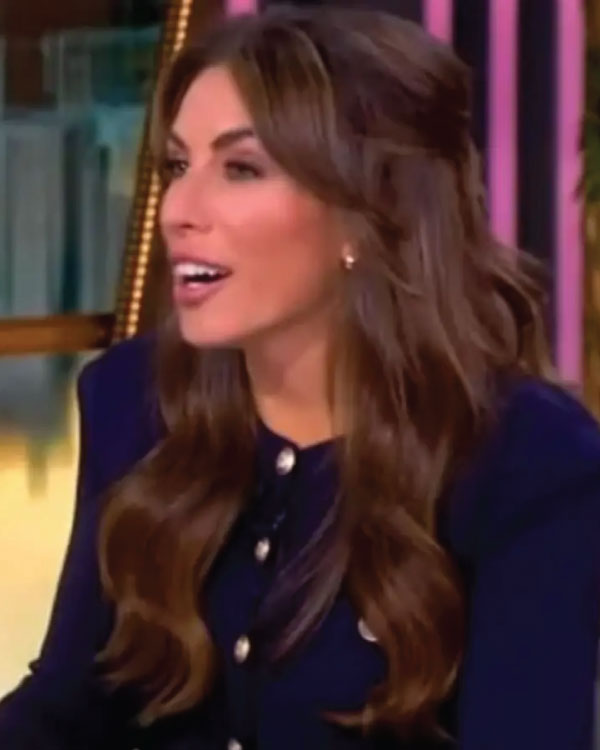 The View Alyssa Farah Griffin Navy Jacket