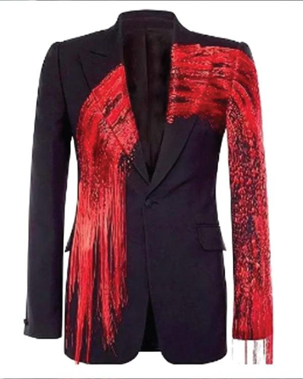 The Voice S026 Jeremy Beloate Fringed Blazer