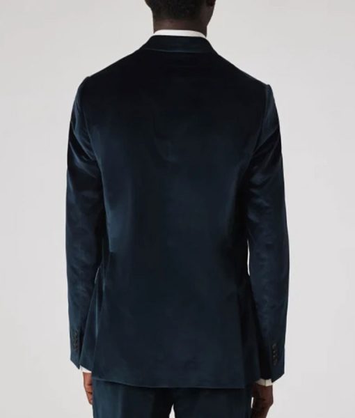 The Voice S26 Jan Dan Teal Velvet Blazer