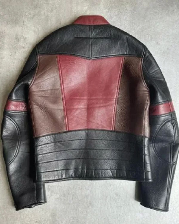 The Voice S28 Kenny Iko Star Sleeves Leather Jacket