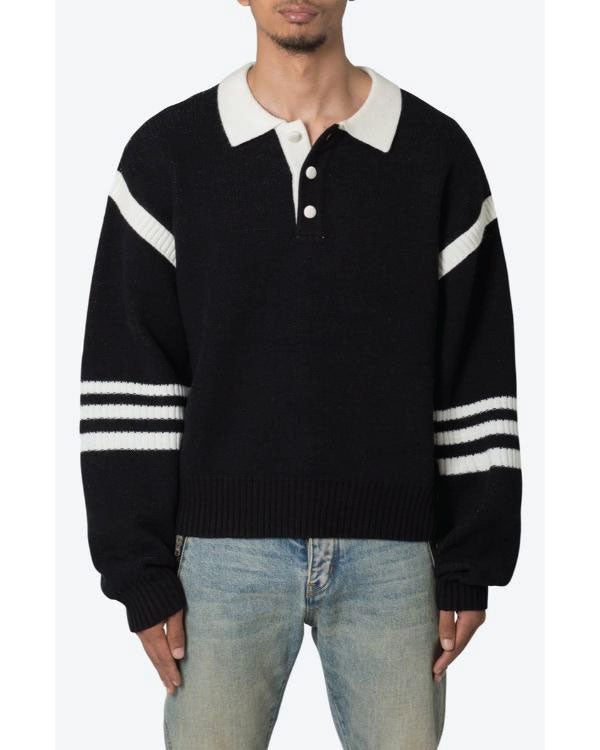 The Voice S28 Max Cooper Black & White Polo Sweater