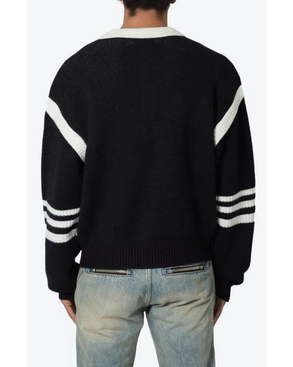 The Voice S28 Max Cooper Black & White Polo Sweater