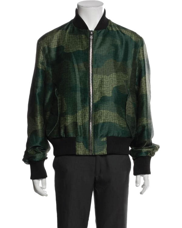 The Voice S28 Michael Buble Camouflage Bomber Jacket