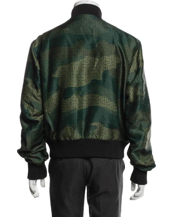 The Voice S28 Michael Buble Camouflage Bomber Jacket