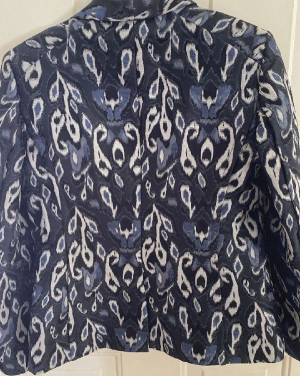 The Young And The Restless 2025 Audra Charles Ikat Print Blazer