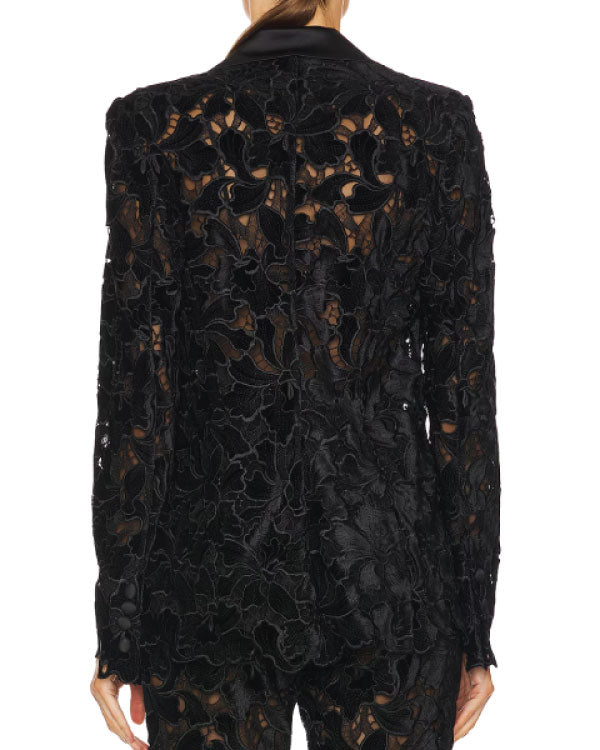 The Young and the Restless 2025 Melody Thomas Scott Black Lace Blazer