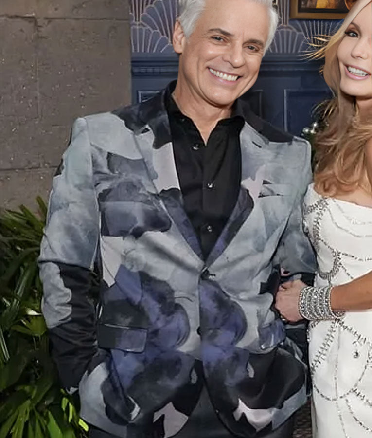 The Young and the Restless S50 Michael Baldwin Floral Blazer