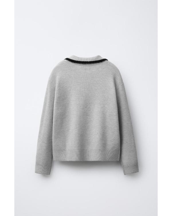 The Bold And The Beautiful Kelly Spencer Grey Bow Sweater