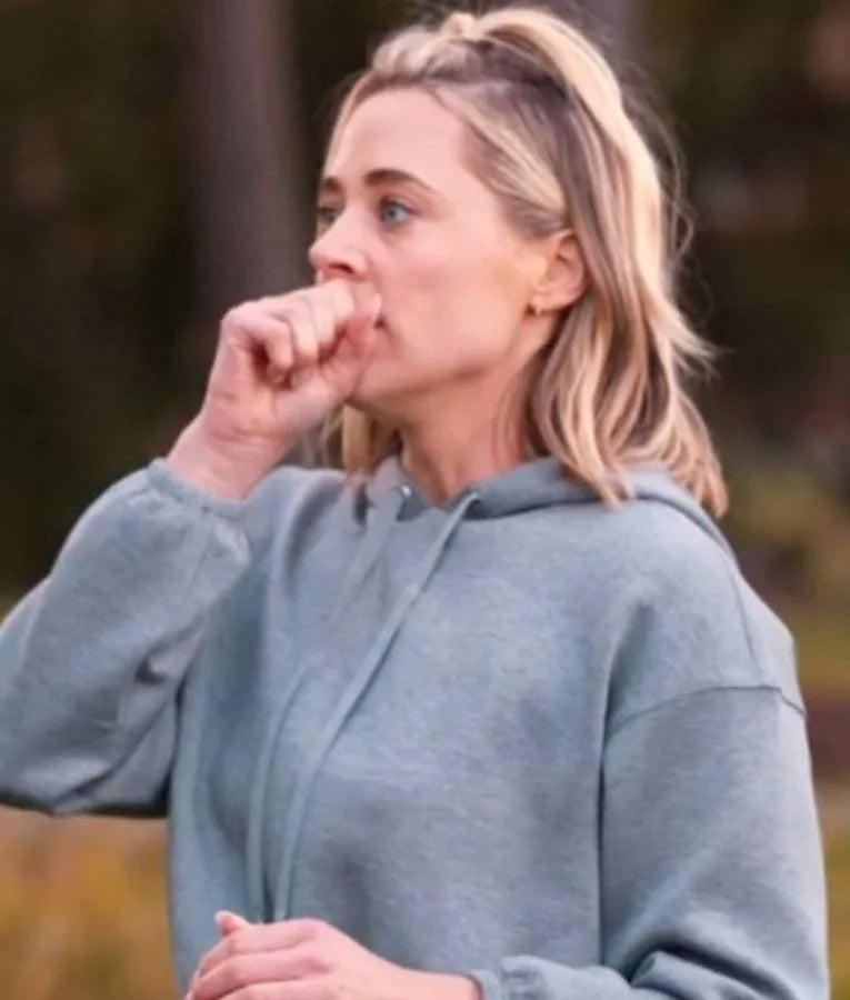 The Four Seasons Erika Henningsen Cropped Grey Hoodie