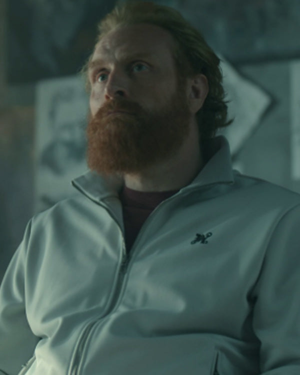 The Iris Affair S01 Kristofer Hivju Striped Sleeves Track Jacket